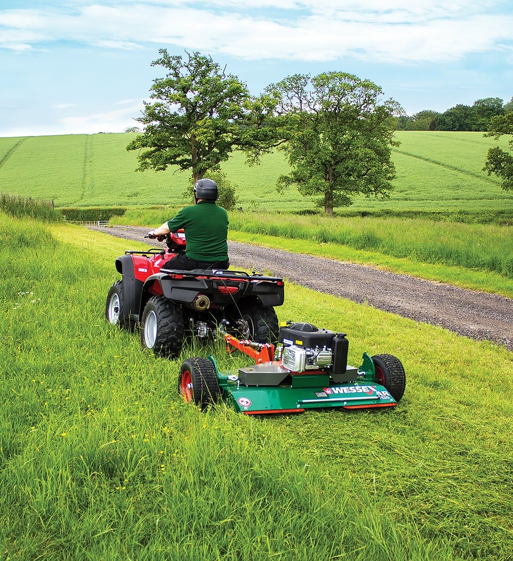 Atv mower, quad bike mower