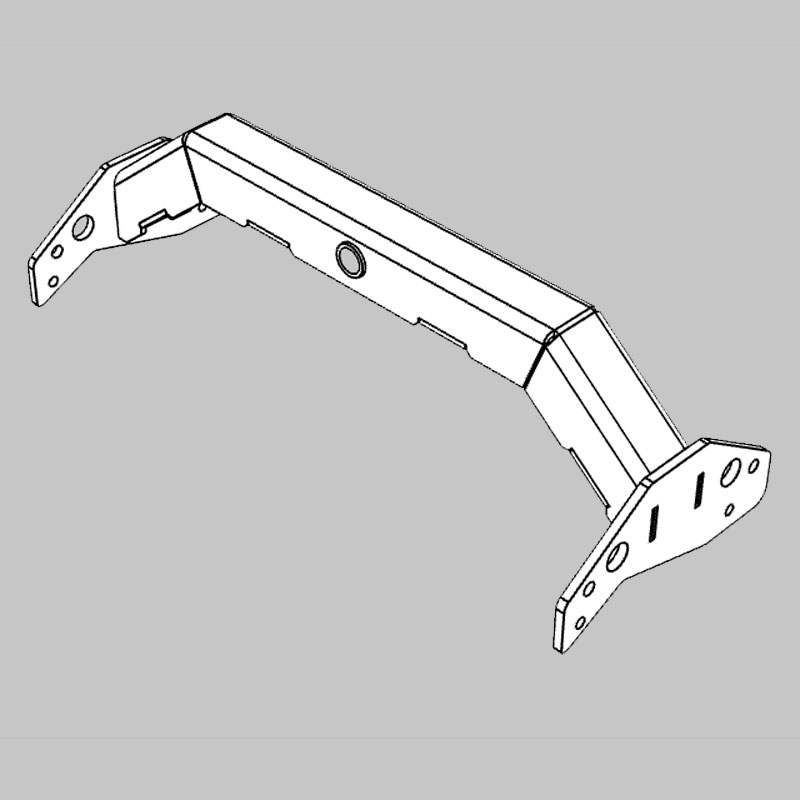 Lower Gimbal to Deck Bracket - Rear
