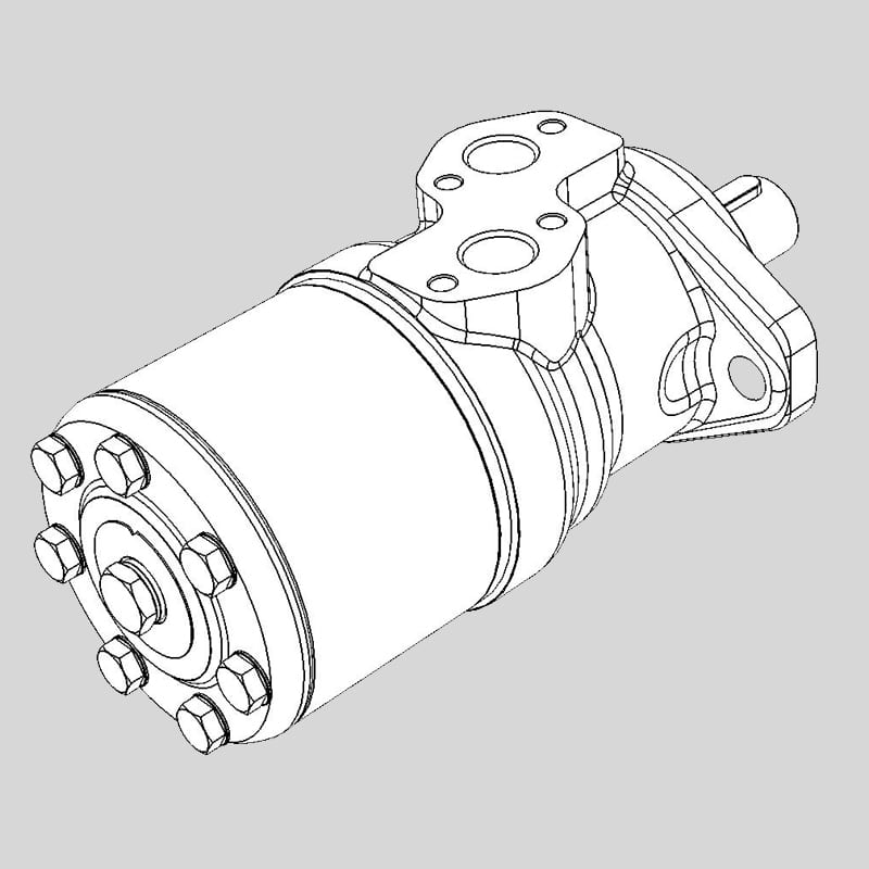 Hydraulic Motor BFR (Chain Bed)